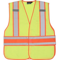 S156 Aware Wear ANSI Class 2 Tricot and Mesh Vest w/ Hook & Loop